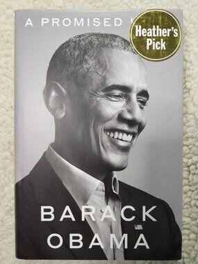 Barack Obama A Promised Land First Edition Hardcover 2020 Memoir Crown with DJ